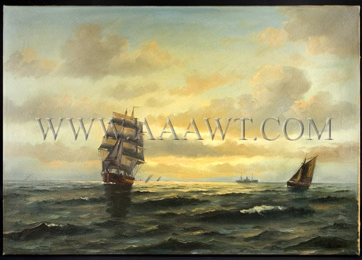 Marine Painting
Oil on Canvas
Sten Bille (1890-1953), entire view